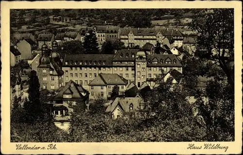 Ak Vallendar in Rheinland Pfalz, Haus Wildenburg, Wohnhäuser