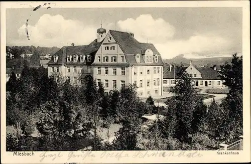 Ak Miesbach in der Region Oberland Oberbayern, Krankenhaus