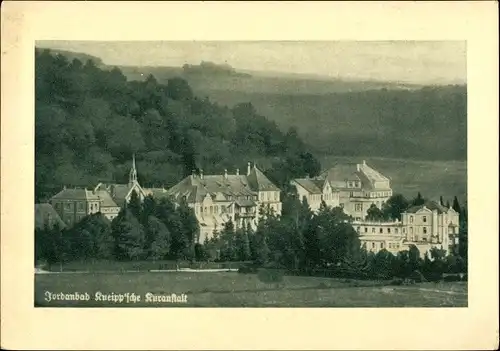 Ak Biberach an der Riß in Oberschwaben, Jordanbad, Kneippsche Kuranstalt