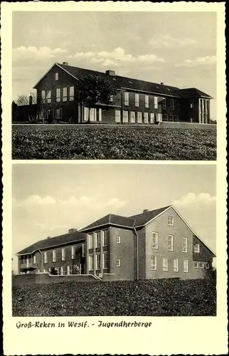 Ak Groß Reken in Westfalen, Jugendherberge, Außenansichten