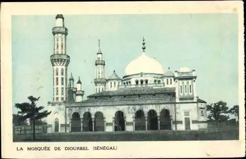 Ak Djourbel Senegal, La Mosquée, Moschee, Gesamtansicht