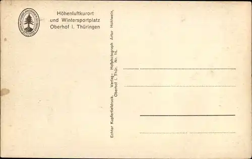 Ak Oberhof im Thüringer Wald, Partie im Geratal, Haus, Gewässer