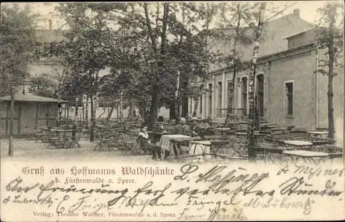 Ak Fürstenwalde an der Spree, Hoffmanns Waldschänke