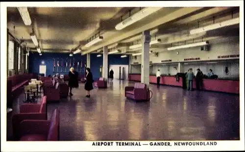 Ak Gander Neufundland und Labrador Kanada, Airport Terminal