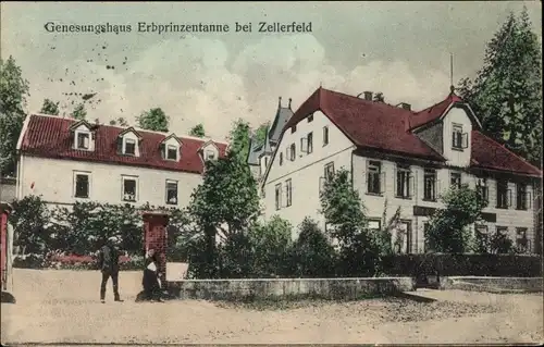 Ak Clausthal Zellerfeld im Oberharz, Genesungshaus, Straßenansicht