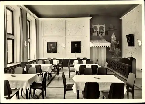 Ak Würzburg am Main Unterfranken, Bürgerspital z. hl. Geist, Heiliggeistkeller, Oberes Zimmer