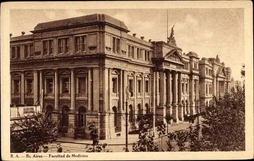 Ak Buenos Aires Argentinien, Facultad de Medicina