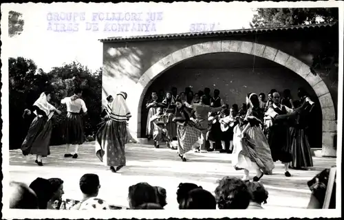 Ak Selva Balearische Inseln Spanien, Groupe Folklorique, Aires de Montanya, danse