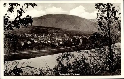 Ak Poltersdorf an der Mosel, Panorama vom Ort