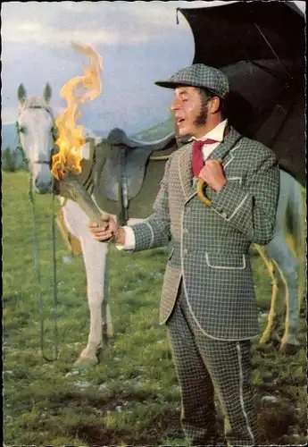 Ak Schauspieler Chris Howland, Portrait, Filmszene, Winnetou I. Teil
