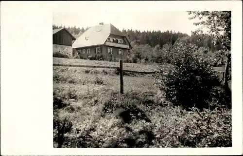 Foto Ak Zwiesel im Bayerischen Wald, Partie im Grünen, Haus, Wald