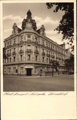 Ak Düsseldorf am Rhein, Hotel Monopol Metropol, Bes. Fritz Zeutzschel