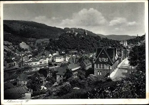 Ak Altena im Märkischen Kreis, Panorama der Ortschaft und Umgebung