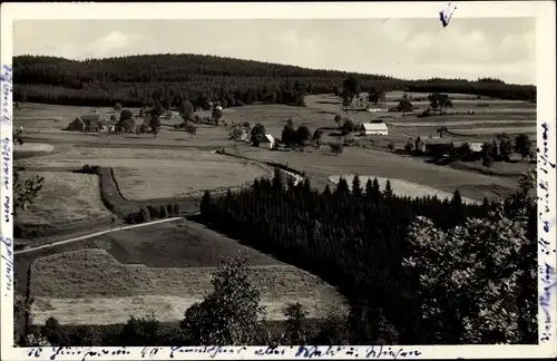 Ak Korna Schöneck im Vogtland Sachsen, Sommerfrische, Panorama