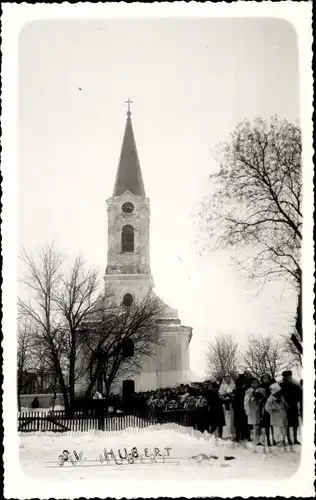 Foto Ak Wallonien Luxemburg, St. Hubertkirche