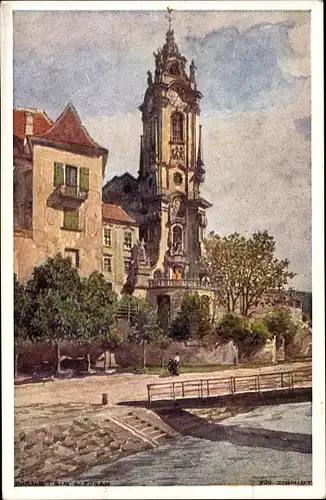 Ak Schmitt, Rudolf, Dürnstein in Niederösterreich, Kirche