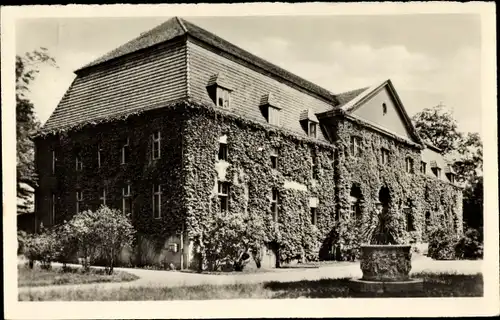 Ak Moolbach Bad Muskau in der Oberlausitz, Altes Gebäude, Außenansicht