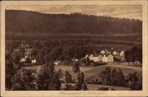 Ak Fichtelberg im Fichtelgebirge Oberfranken Bayern, Totalansicht vom Ort