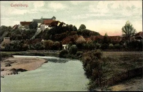Ak Katlenburg Lindau in Niedersachsen, Wasserpartie, Ortschaft