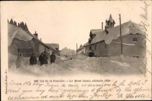 Ak Col de la Faucille Ain, Le mont blanc