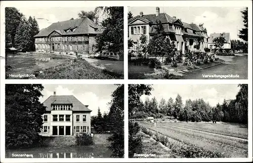 Ak Tiefenbrunn Mengershausen Rosdorf in Niedersachsen, Sonnenhaus, Verwaltungsgebäude