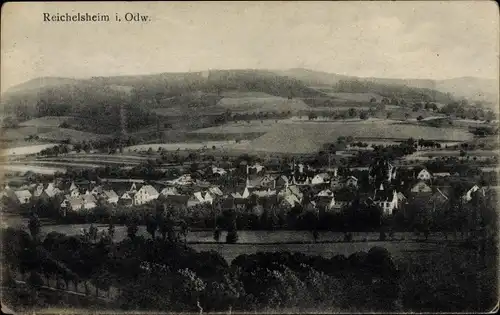 Ak Reichelsheim Odenwald, Totalansicht vom Ort