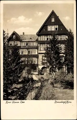 Ak Braunlage im Oberharz, Haus Anna Liese, Obere Bergstraße 3