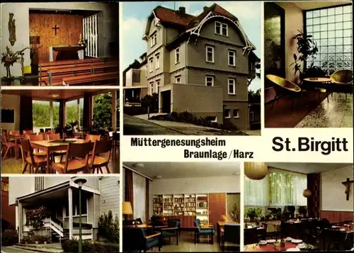 Ak Braunlage im Oberharz, Müttergensungsheim St. Birgitt, Bode Straße 10