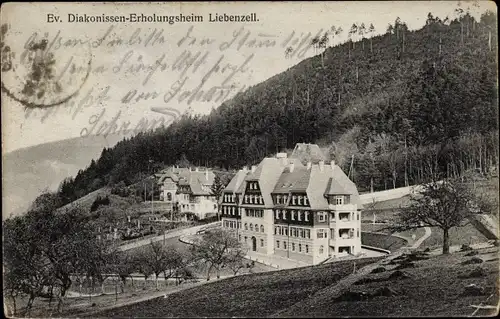 Ak Bad Liebenzell im Schwarzwald, Evang. Diakonissen Erholungsheim