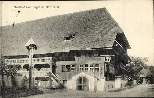 Ak Glottertal im Schwarzwald, Gasthof zum Engel