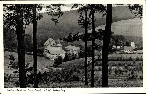 Ak Lüdenscheid im Märkischen Kreis, Schloss Neuendorf