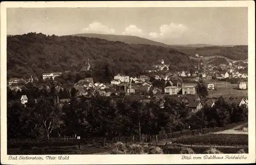 Ak Bad Liebenstein im Thüringer Wald, Blick vom Waldhaus Reichshöhe 