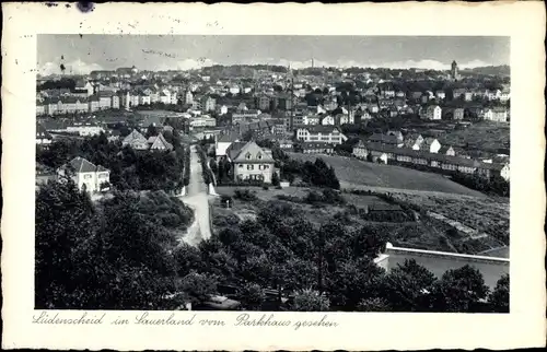 Ak Lüdenscheid im Märkischen Kreis, Totalansicht vom Ort, Blick vom Parkhaus aus