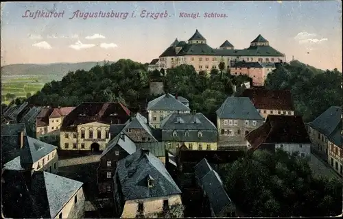 Ak Augustusburg im Erzgebirge, Königl. Schloss