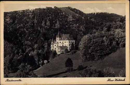 Ak Badenweiler am Schwarzwald, Haus Waldeck und Umgebung