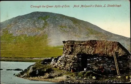 Ak Erin Irland, Mick McQuaid's Cabin, Green Hills, shoreside