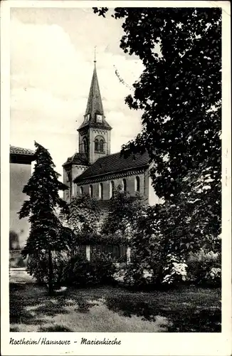 Ak Northeim in Niedersachsen, Marienkirche, Panorama