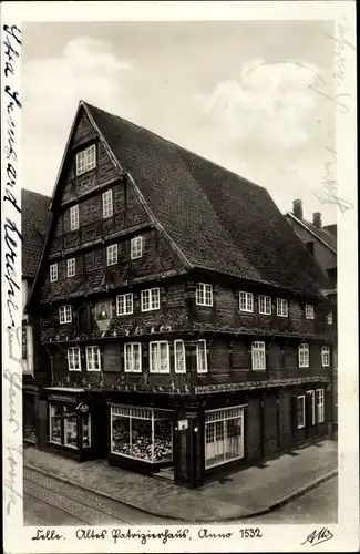 Ak Celle in Niedersachsen, Altes Patrizierhaus, Auußenansicht