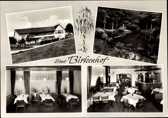 Ak Simmern Hunsruck Haus Birkenhof Aussenansichten