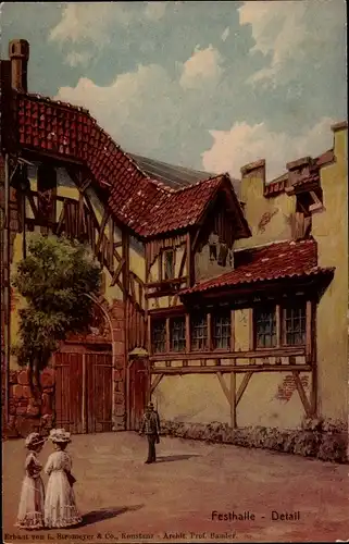Ak Hamburg Mitte, 16. Deutsches Bundesschießen 1909, Festhalle