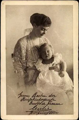 Ak Kronprinzessin Cecilie von Preußen, Prinzessin Alexandrine