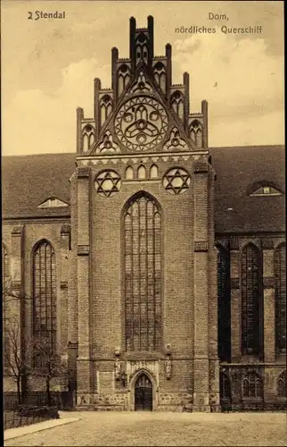 Ak Stendal in Sachsen Anhalt, Dom, nördliches Querschiff