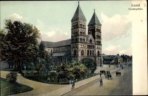 Ak Lund Schweden, Domkyrkan, Domkirche