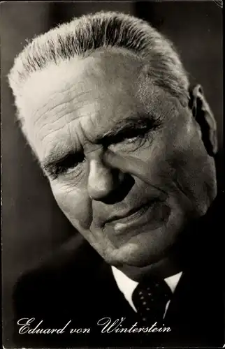 Ak Schauspieler Eduard von Winterstein, Portrait, DEFA Film