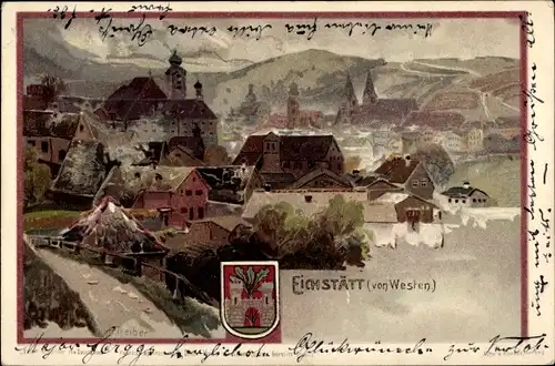 Künstler Wappen Litho Treiber, Eichstätt in Oberbayern, Ortschaft