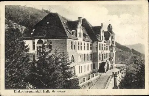 Ak Schwäbisch Hall in Baden Württemberg, Diakonissenanstalt Hall, Mutterhaus