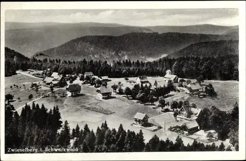 Ak Zwieselberg Freudenstadt im Nordschwarzwald, Höhenkurort, Gasthof und Pension Auerhahn