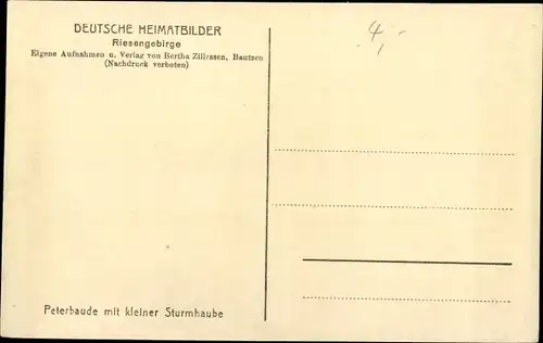 Ak Spindleruv Mlýn Spindlermühle Riesengebirge Reg. Königgrätz, Peterbaude, Petrova bouda