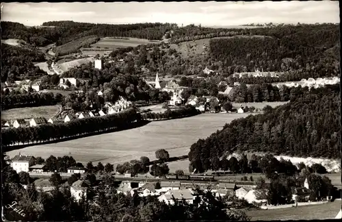 Ak Pappenheim in Bayern, Luftkurort, Blick vom Mühlberg