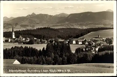 Ak Buchenberg im Oberallgäu, Luftkurort, Blick auf den Ort